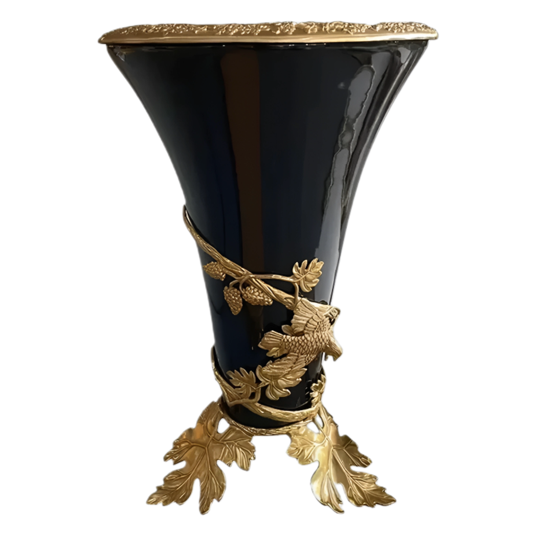 Maison Couture – Bình Hoa Sứ Đồng Imperium Empire Amphora Of Dionysus - Barocco Divine Vase H52-BÌNH HOA-CẬU HAỊ HOME DECOR-CẬU HAI HOME DECOR