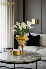 Maison Couture - Bình Hoa Thuỷ Tinh Mạ Vàng Calice d’Or Lacquered 40-BÌNH HOA-Đối tác tại Trung Quốc theo từng đơn đặt hàng-CẬU HAI HOME DECOR