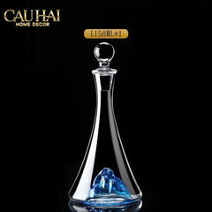 Maison Couture - Bình Pha Lê Decanter Red Wine Oceanami Blue Gems 1150Ml-CẬU HAI HOME DECOR