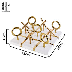 Maison Couture - Board Game - Standing Luxury Tic Tac Toe Fw25-CẬU HAI HOME DECOR