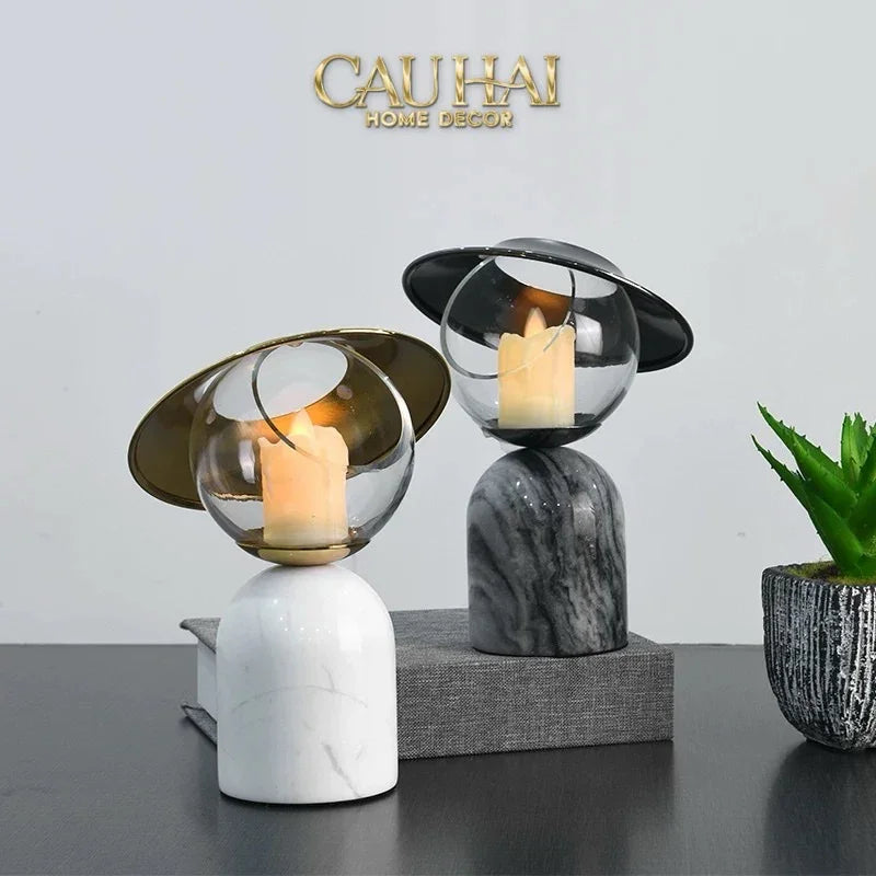 Maison Couture - Đế Nến Lady D'Or Déesse À Chapeau-ĐẾ NẾN-Đối tác tại Trung Quốc theo từng đơn đặt hàng-CẬU HAI HOME DECOR