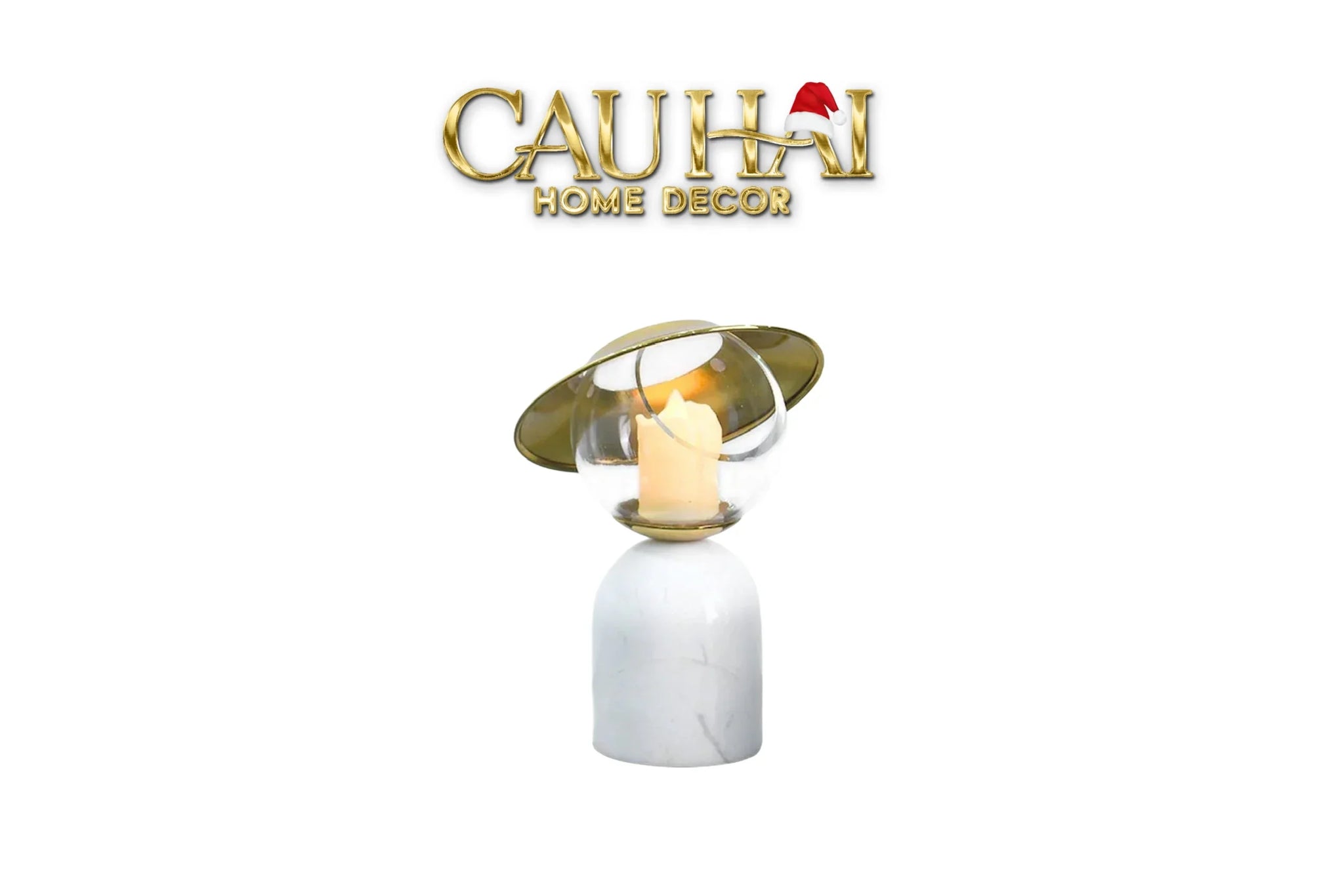 Maison Couture - Đế Nến Lady D'Or Déesse À Chapeau-CẬU HAI HOME DECOR