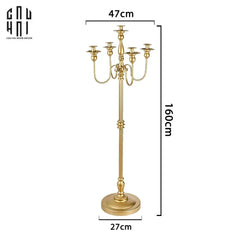 Maison Couture – Đế Nến Sàn Impérial Candelabre Baroque Éclat H160-CẬU HAI HOME DECOR