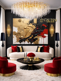 Maison Couture - Đèn Bàn Andrew Iconique Allure Métallique Gold H78-CẬU HAI HOME DECOR