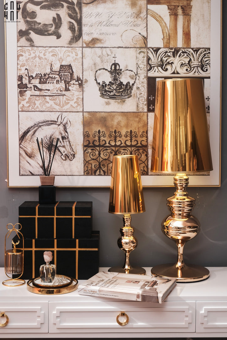 Maison Couture - Đèn Bàn Andrew Iconique Allure Métallique Gold H78-CẬU HAI HOME DECOR