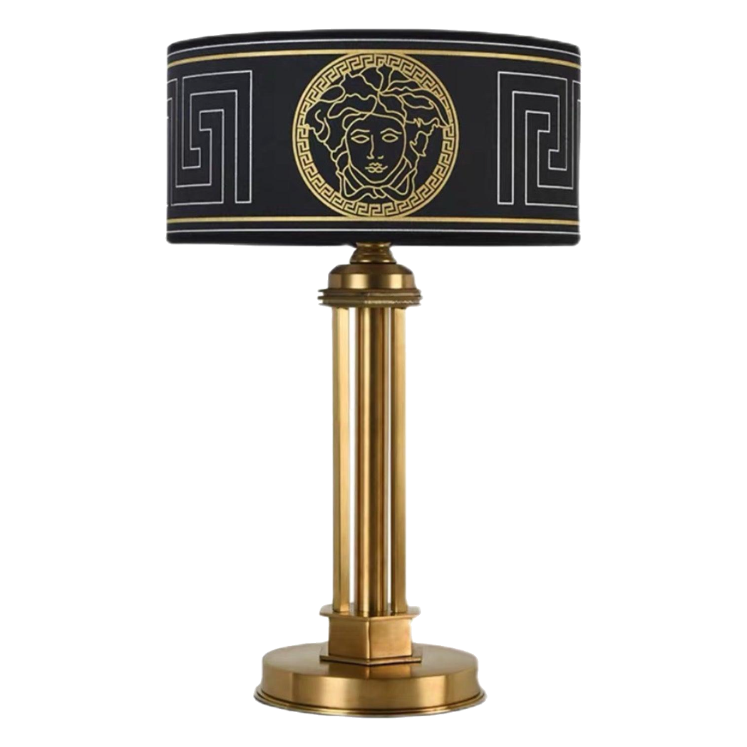 Maison Couture - Đèn Bàn Brasson Signature Medusa Noir 30x30x50-ĐÈN BÀN-CẬU HAI HOME DECOR-CẬU HAI HOME DECOR
