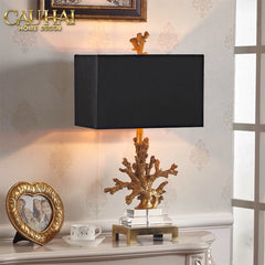 Maison Couture - Đèn Bàn Gilded Coral Side Table Lamp H62-CẬU HAI HOME DECOR