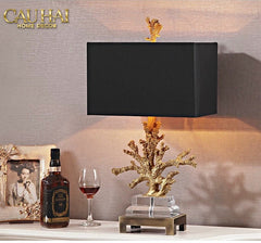 Maison Couture - Đèn Bàn Gilded Coral Side Table Lamp H62-CẬU HAI HOME DECOR