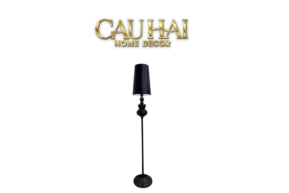 Maison Couture - Đèn Bàn Iconique Allure Matte Black Andrew Table Lamp-ĐÈN BÀN-CẬU HAI HOME DECOR-CẬU HAI HOME DECOR