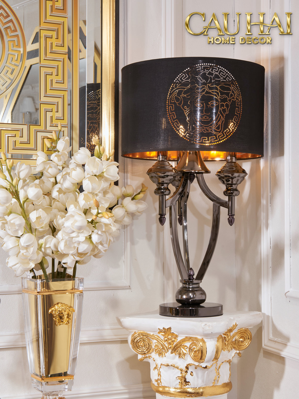 Maison Couture - Đèn Bàn Versus Medusa Signature V Class Side Table Lamp H70-ĐÈN BÀN-CẬU HAI HOME DECOR-CẬU HAI HOME DECOR