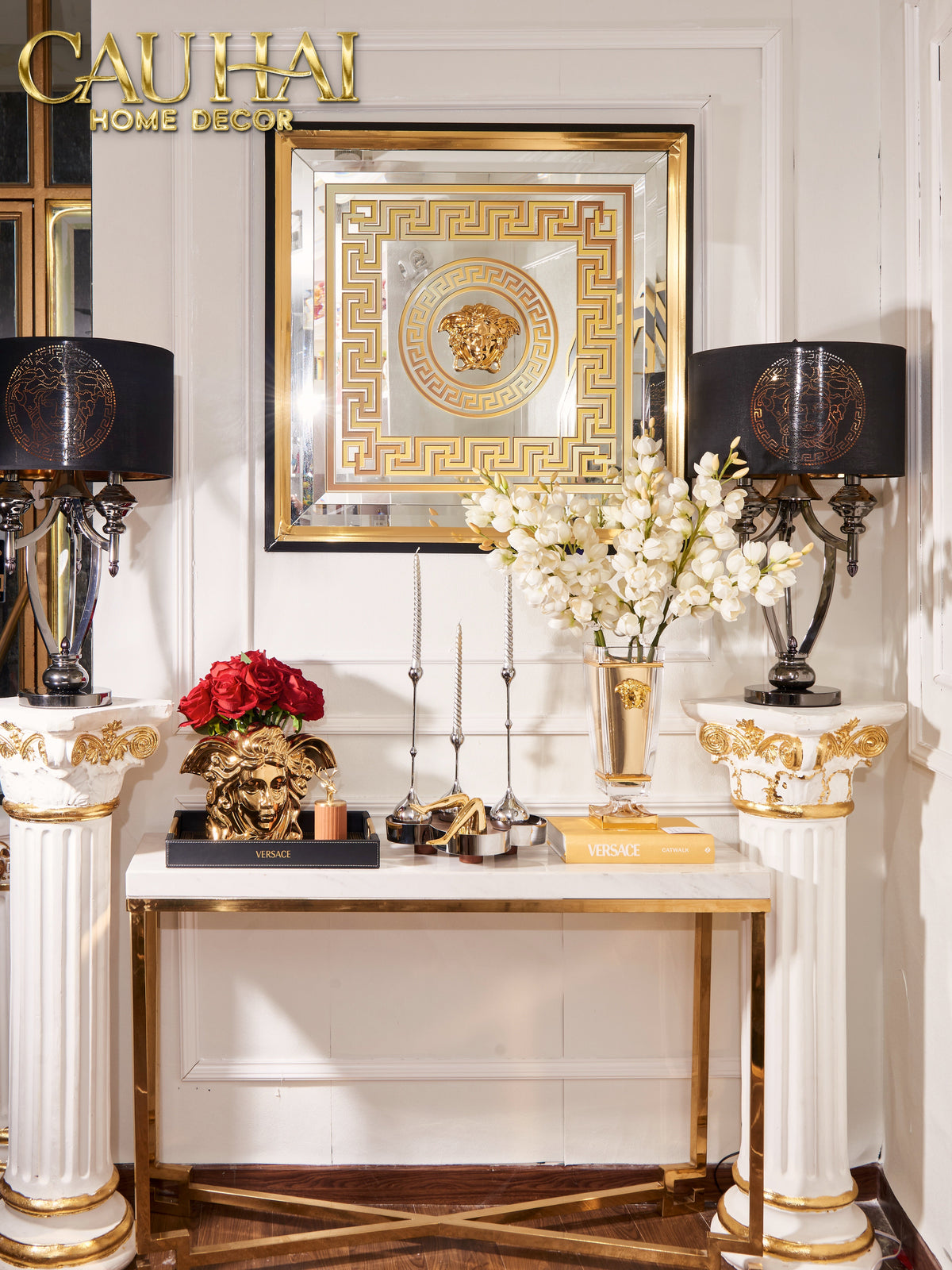 Maison Couture - Đèn Bàn Versus Medusa Signature V Class Side Table Lamp H70-ĐÈN BÀN-CẬU HAI HOME DECOR-CẬU HAI HOME DECOR