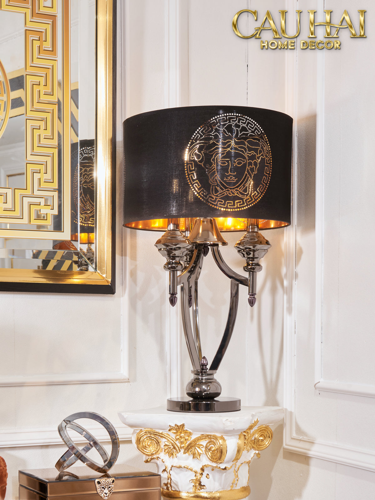 Maison Couture - Đèn Bàn Versus Medusa Signature V Class Side Table Lamp H70-ĐÈN BÀN-CẬU HAI HOME DECOR-CẬU HAI HOME DECOR