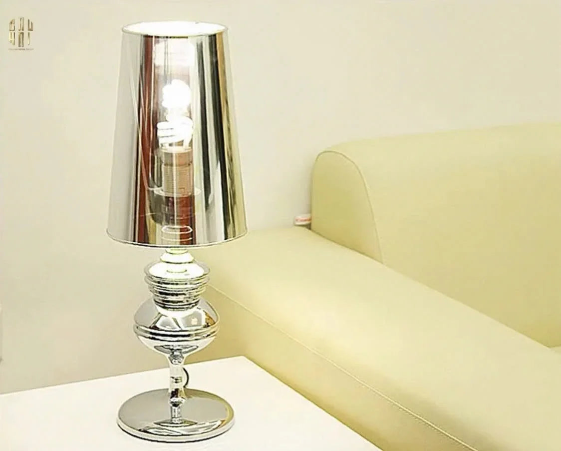 Maison Couture - Đèn Ngủ Để Bàn Andrew Platinum Side Table Lamp H78-ĐÈN BÀN-CẬU HAI HOME DECOR-CẬU HAI HOME DECOR