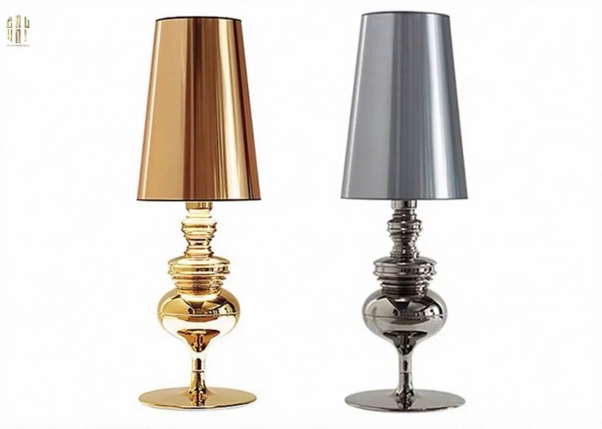 Maison Couture - Đèn Ngủ Để Bàn Andrew Platinum Side Table Lamp H78-ĐÈN BÀN-CẬU HAI HOME DECOR-CẬU HAI HOME DECOR