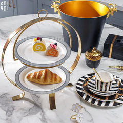 Maison Couture - Đĩa Bánh 2 Tầng Gordon Étagère 37x42-CẬU HAI HOME DECOR