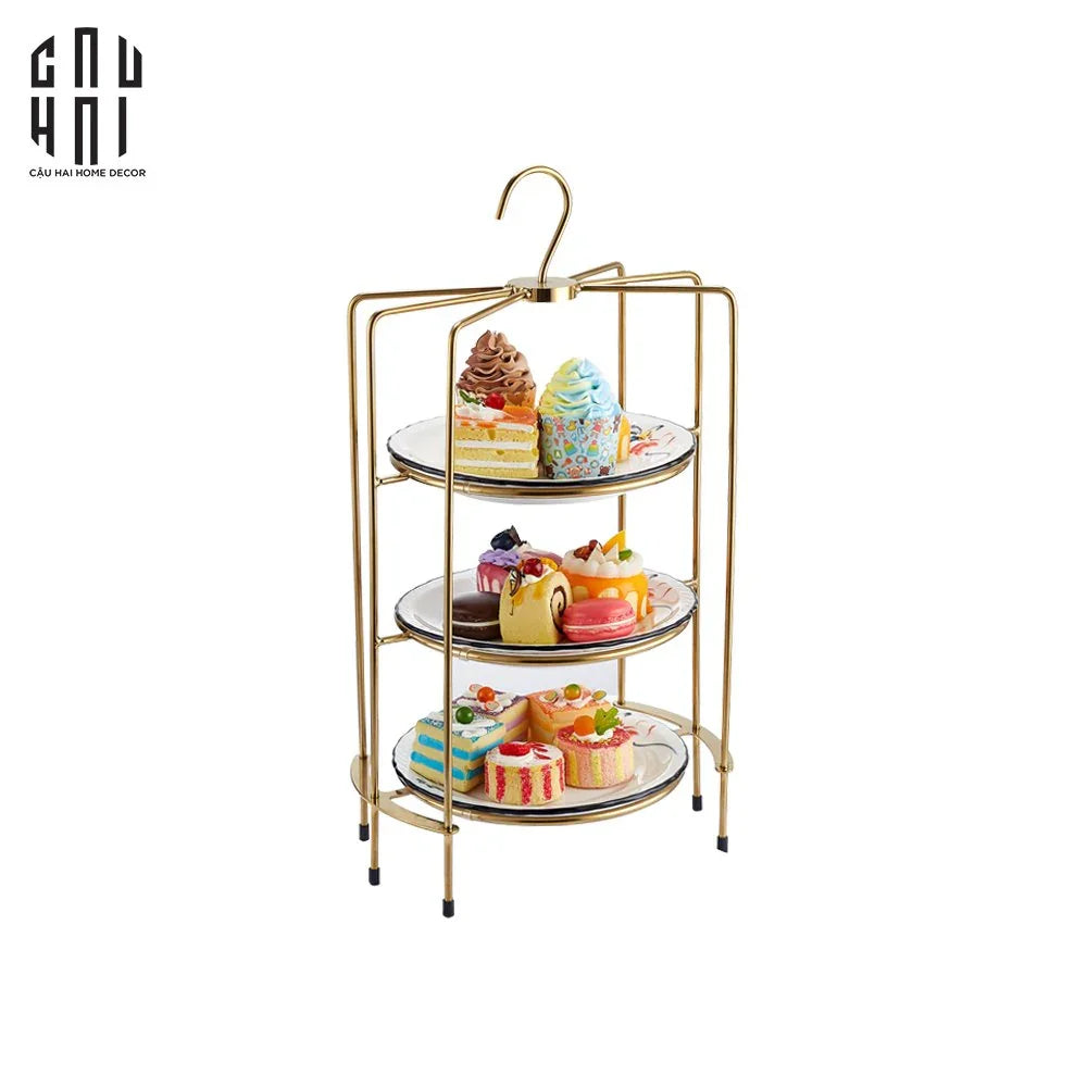 Maison Couture - Đĩa Bánh 3 Tầng Imperia Étagère-CẬU HAI HOME DECOR