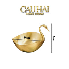 Maison Couture - Đĩa Đồng Thiên Nga - Swan D'Or Brass Bowl-CẬU HAI HOME DECOR