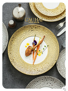 Maison Couture - Đĩa Lót Golden Bubble Dinner 31 - Ss25-CẬU HAI HOME DECOR