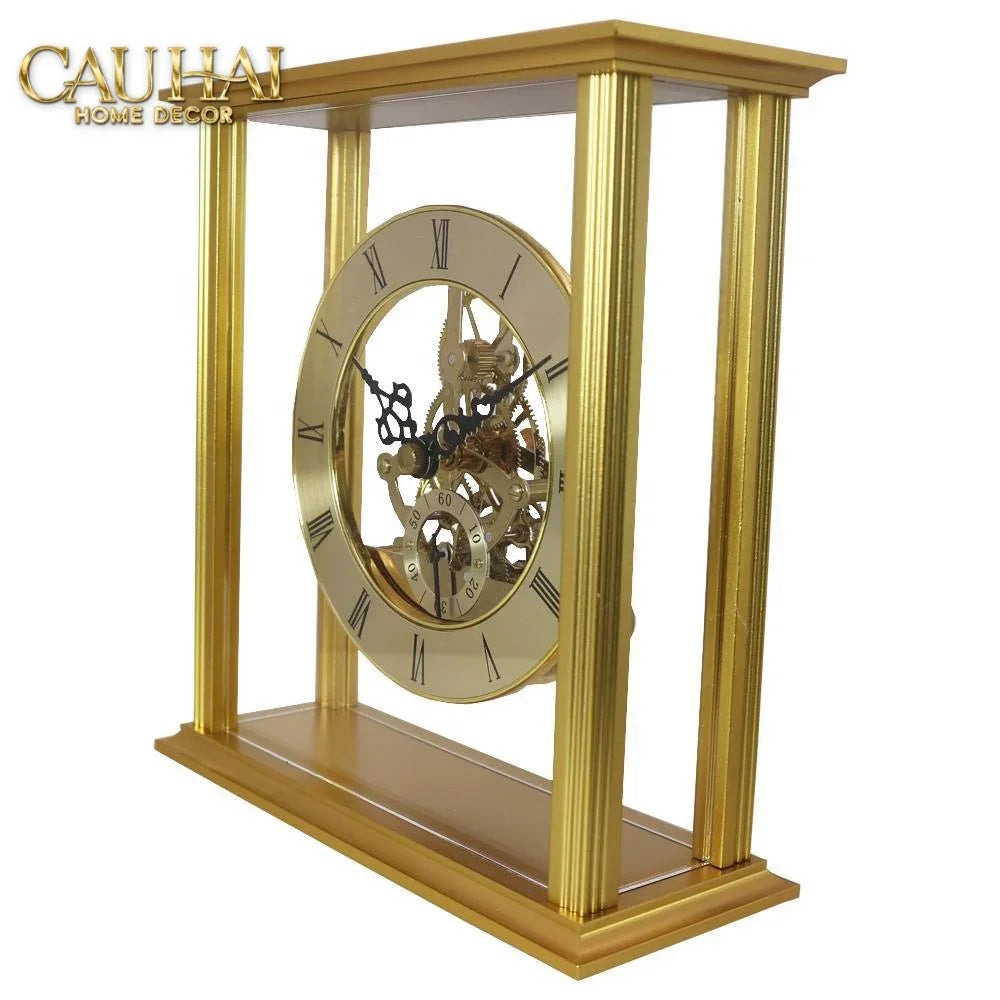 Maison Couture - Đồng Hồ Để Bàn Cổ Điển Bằng Đồng Birmingham Palais D'Or Classique 22x27-CẬU HAI HOME DECOR