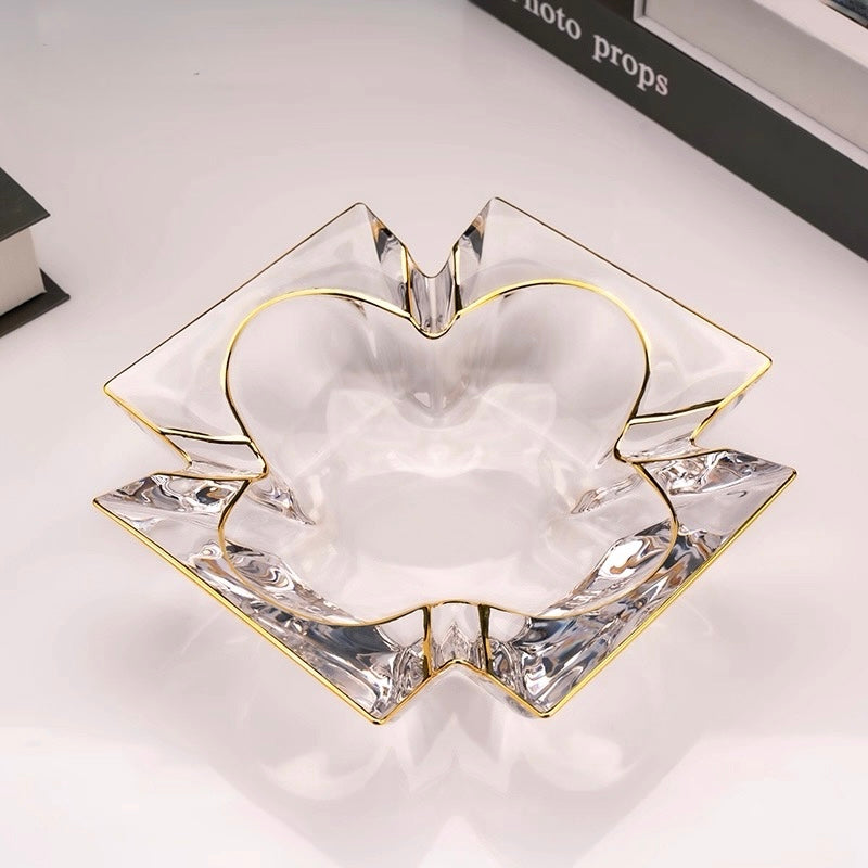 Maison Couture - Gạt Tàn Pha Lê Cristalleries Clover Lumière Bernard Ashtray D19-CẬU HAI HOME DECOR