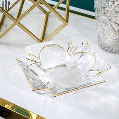 Maison Couture - Gạt Tàn Pha Lê Cristalleries Clover Lumière Bernard Ashtray D19-CẬU HAI HOME DECOR