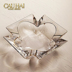 Maison Couture - Gạt Tàn Pha Lê Cristalleries Clover Lumière Bernard Ashtray D19-CẬU HAI HOME DECOR