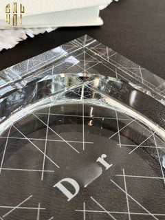 Maison Couture - Gạt Tàn Pha Lê D.O Cristalleries Ashtray Full Box Size 15-CẬU HAI HOME DECOR