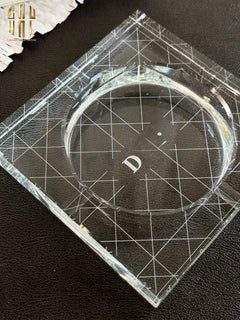 Maison Couture - Gạt Tàn Pha Lê D.O Cristalleries Ashtray Full Box Size 15-CẬU HAI HOME DECOR