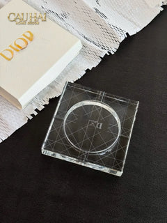 Maison Couture - Gạt Tàn Pha Lê D.O Cristalleries Ashtray Full Box Size 15-CẬU HAI HOME DECOR