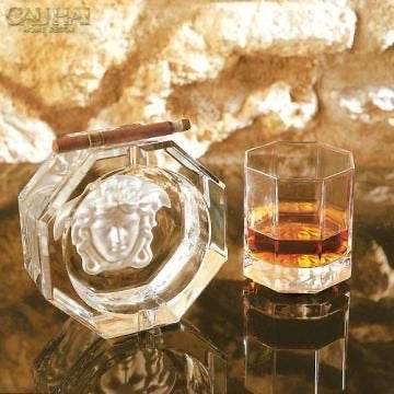 Maison Couture - Gạt Tàn Pha Lê Medusa Extravagant Cristalleries Ashtray-CẬU HAI HOME DECOR