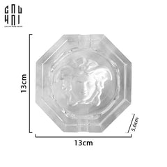 Maison Couture - Gạt Tàn Pha Lê Medusa Extravagant Cristalleries Ashtray-CẬU HAI HOME DECOR