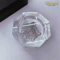 Maison Couture - Gạt Tàn Pha Lê Medusa Extravagant Cristalleries Ashtray-CẬU HAI HOME DECOR