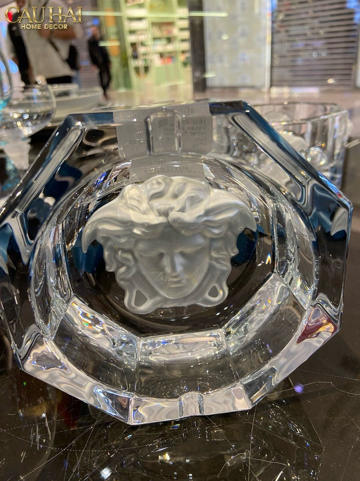 Maison Couture - Gạt Tàn Pha Lê Medusa Extravagant Cristalleries Ashtray-CẬU HAI HOME DECOR