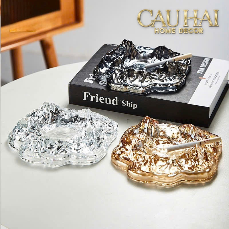 Maison Couture - Gạt Tàn Thuỷ Tinh Mont Blanc Glacier 5x18-Gạt Tàn-CẬU HAI HOME DECOR-CẬU HAI HOME DECOR