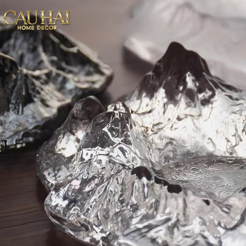 Maison Couture - Gạt Tàn Thuỷ Tinh Mont Blanc Glacier 5x18-Gạt Tàn-CẬU HAI HOME DECOR-CẬU HAI HOME DECOR