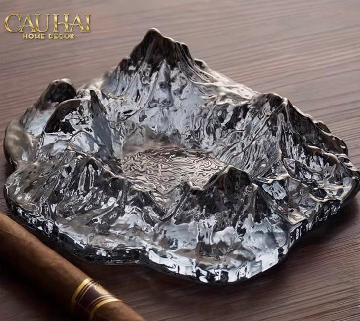 Maison Couture - Gạt Tàn Thuỷ Tinh Mont Blanc Glacier 5x18-Gạt Tàn-CẬU HAI HOME DECOR-CẬU HAI HOME DECOR