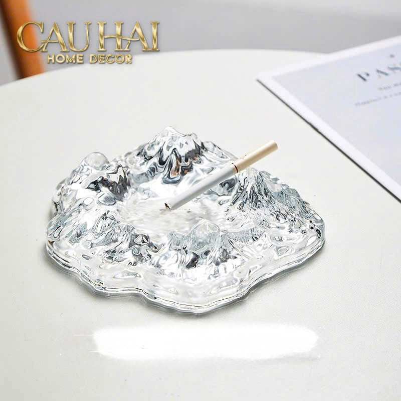 Maison Couture - Gạt Tàn Thuỷ Tinh Mont Blanc Glacier 5x18-Gạt Tàn-CẬU HAI HOME DECOR-CẬU HAI HOME DECOR