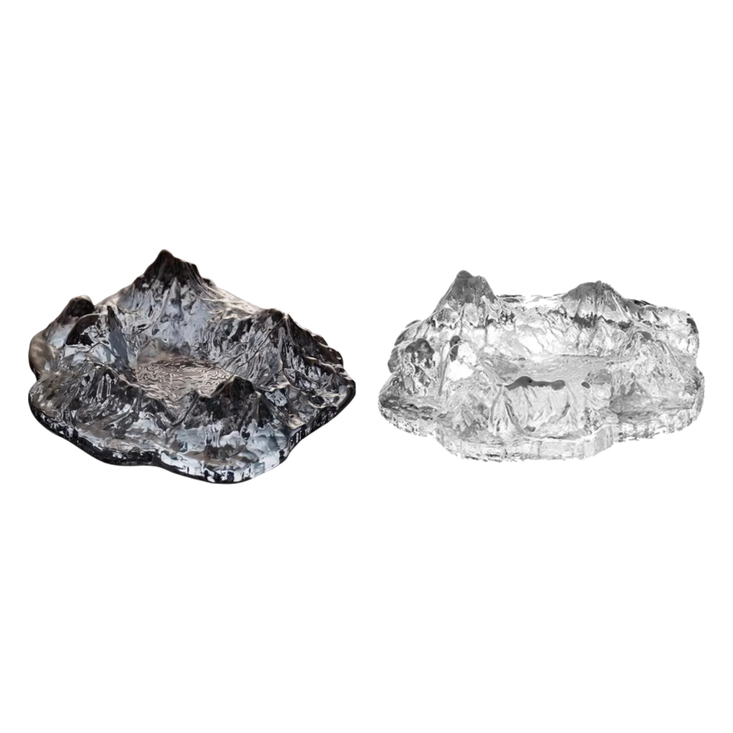 Maison Couture - Gạt Tàn Thuỷ Tinh Mont Blanc Glacier 5x18-Gạt Tàn-CẬU HAI HOME DECOR-CẬU HAI HOME DECOR