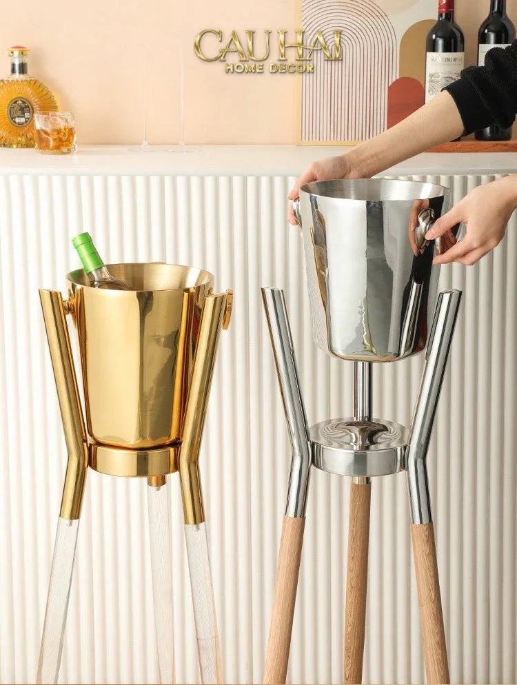 Maison Couture - Giá Chân Đế Xô Đá Regal Triptyque Ice Bucket Rack-CẬU HAI HOME DECOR