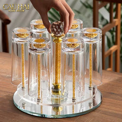 Maison Couture – Giá Úp Ly Cristalleries Orbital 6 Slot – Aurum-CẬU HAI HOME DECOR