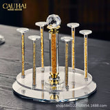 Maison Couture – Giá Úp Ly Cristalleries Orbital 6 Slot – Aurum-LY THỦY TINH-CẬU HAI HOME DECOR-CẬU HAI HOME DECOR