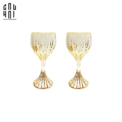 Maison Couture - Gift Set 2 Ly Pha Lê Vino Russo BCR Victoria Cristalleries Glasses-CẬU HAI HOME DECOR