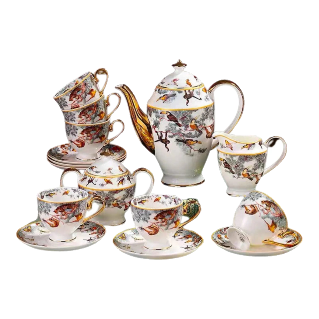 Maison Couture - Gift Set Bình Trà H Class Carnets d’Équateur · Jardin des Grande Tea Set 15Pcs-SET BÌNH TRÀ-Đối tác tại Trung Quốc theo từng đơn đặt hàng-CẬU HAI HOME DECOR