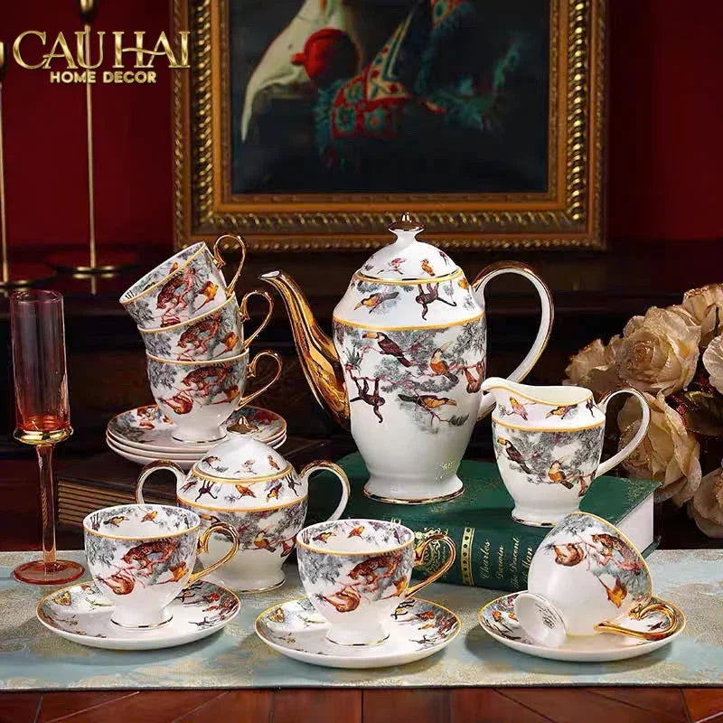 Maison Couture - Gift Set Bình Trà H Class Carnets d’Équateur · Jardin des Grande Tea Set 15Pcs-CẬU HAI HOME DECOR