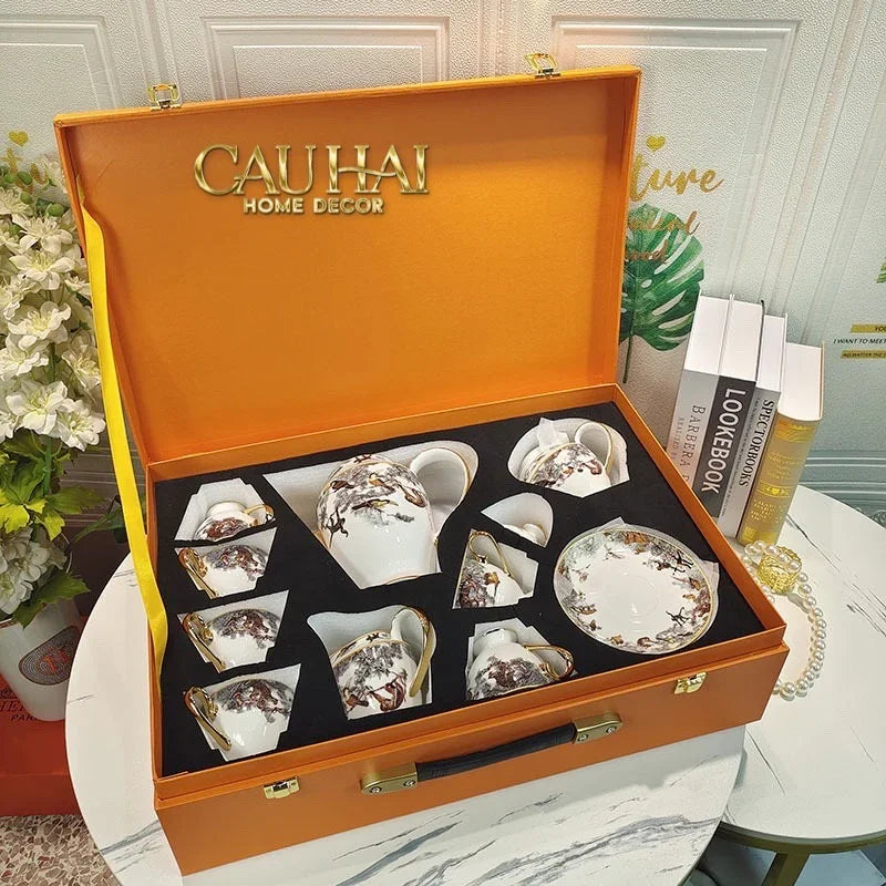 Maison Couture - Gift Set Bình Trà H Class Carnets d’Équateur · Jardin des Grande Tea Set 15Pcs-CẬU HAI HOME DECOR