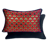 Maison Couture - Gối Jacquard Abeille d’Or Nil Bleu Art Cushion 35x50-VỎ GỐI-Đối tác tại Trung Quốc theo từng đơn đặt hàng-CẬU HAI HOME DECOR