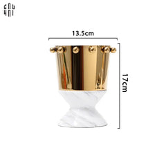 Maison Couture - Golden Crown Vessel Ss25-CẬU HAI HOME DECOR