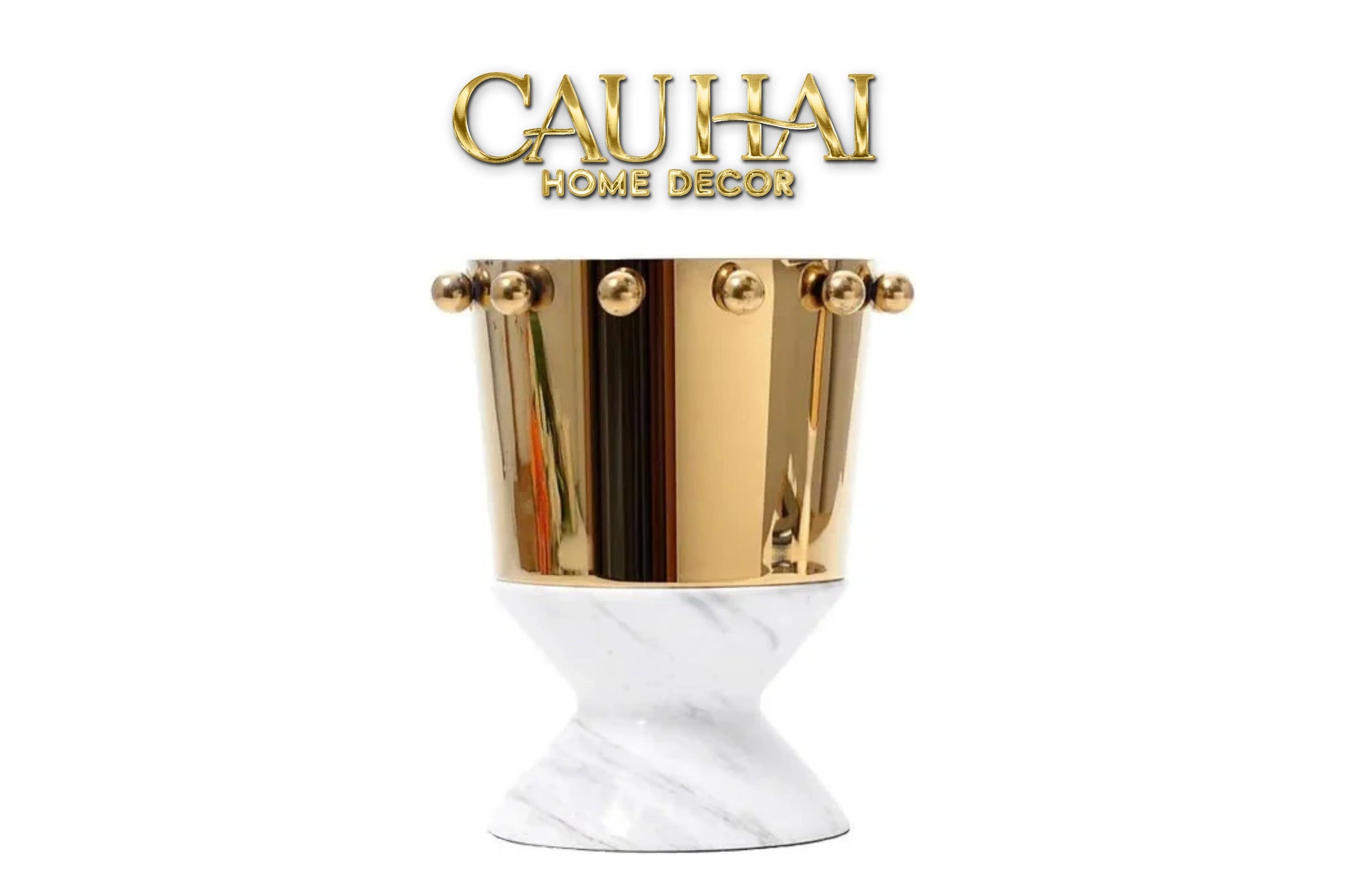 Maison Couture - Golden Crown Vessel Ss25-CẬU HAI HOME DECOR
