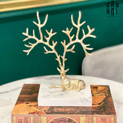 Maison Couture - Haute Folie Đĩa Trang Sức Hươu Đồng Brasson Jewelry Ornament - Healing Elk-CẬU HAI HOME DECOR