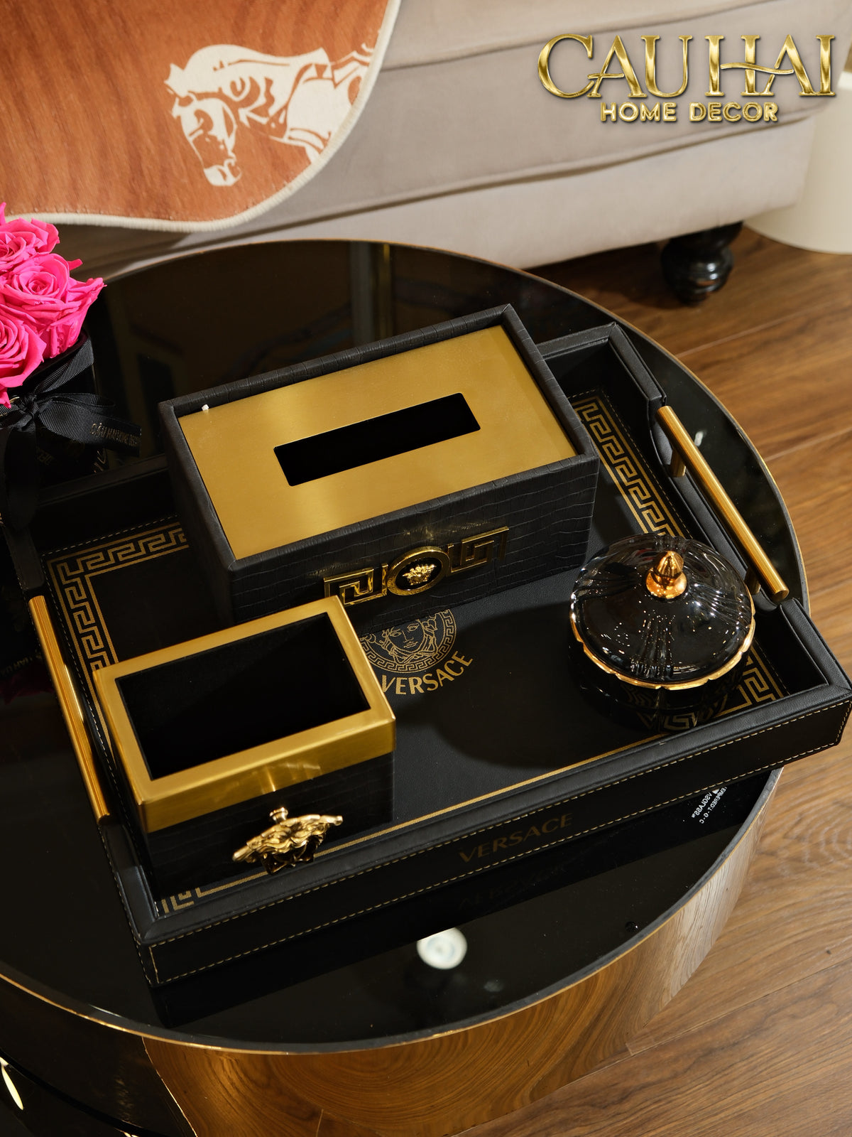 Maison Couture - Hộp Đựng Remote Brasson MeduSa V Class Limited-HỘP TRANG SỨC-CẬU HAI HOME DECOR-CẬU HAI HOME DECOR